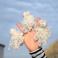 Sjaal met Verhaal Finger Dolls Sealife Jellyfish