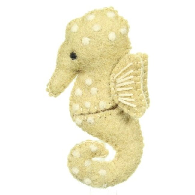 Finger Dolls Sealife Seahorse beige