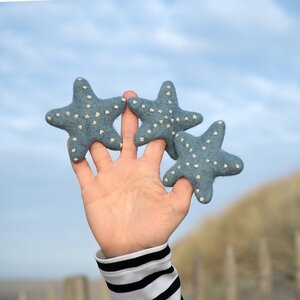 Sjaal met Verhaal Fingerpuppen Sealife Seastar