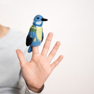 Sjaal met Verhaal Finger Dolls Pimpelmeesje