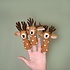 Sjaal met Verhaal Finger Dolls Hert bruin