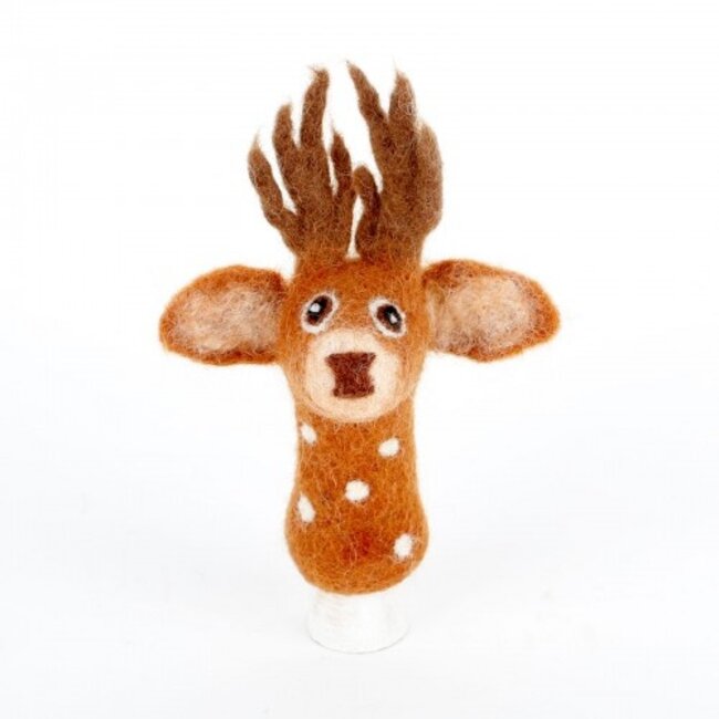 Finger Dolls Hert bruin
