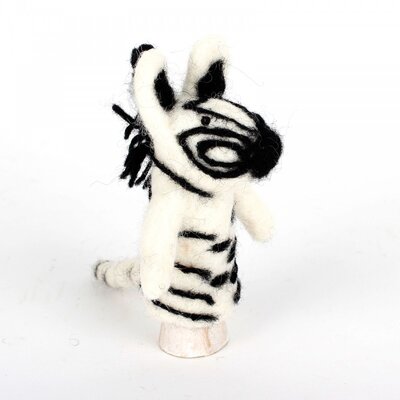 Sjaal met Verhaal Fingerpuppen Zebra