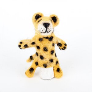 Sjaal met Verhaal Finger Dolls Panter