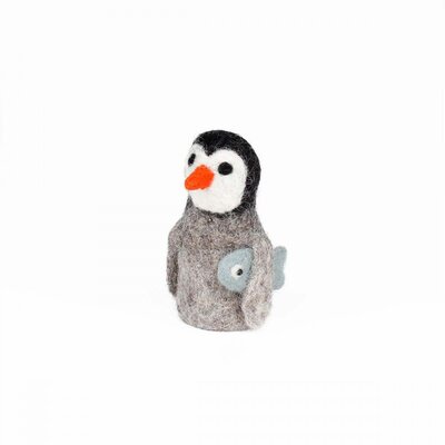 Sjaal met Verhaal Fingerpuppen Pinguin