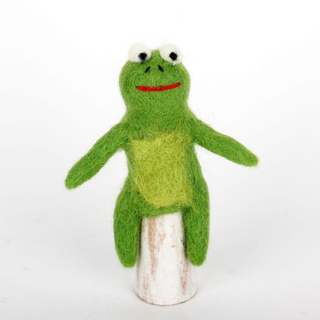 Fingerpuppen Kikker