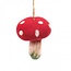 Felt Hanger Paddenstoel rood