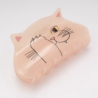 Red Cuckoo Hair Claw Cute Cat pink