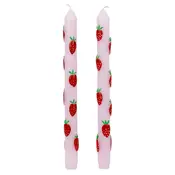 Talking Tables Dinner Candles 3D Strawberry