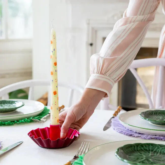 Dinner Candles Floral