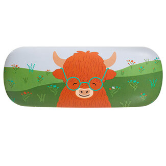 Sass & Belle Glasses case Highland Cow