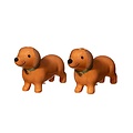 Sass & Belle Salt and Pepper Sausage Dog Set of 2