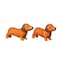 Sass & Belle Salt and Pepper Sausage Dog Set of 2