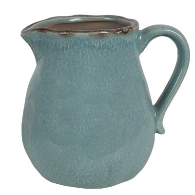 Clayre & Eef Pitcher Deco blue