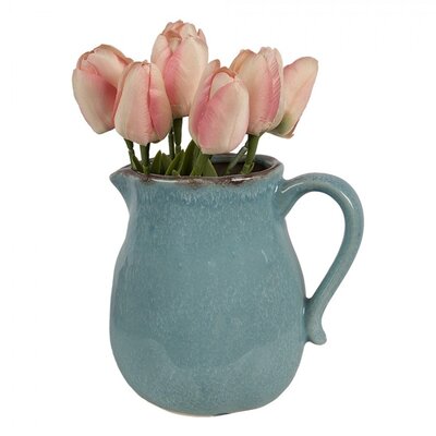 Clayre & Eef Pitcher Deco blue