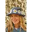 Hemp/Cotton Hat Daisy Chain denim