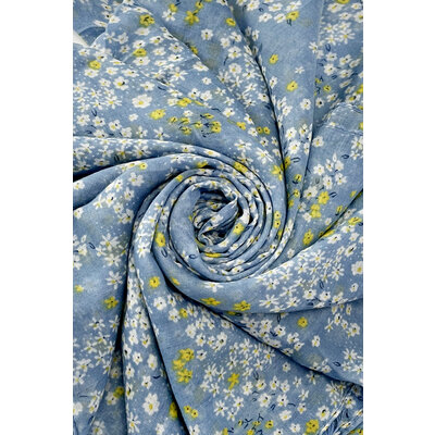 M&K Collection Schal Ditsy Floral baby blue