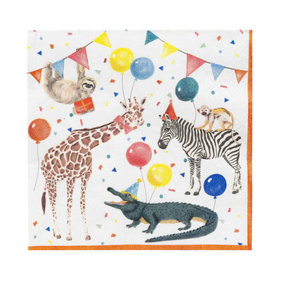 Talking Tables Paper Napkins Eco Safari 20-Pack