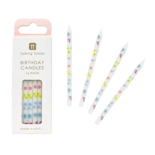 Geburtstagskerzen Pastel Floral