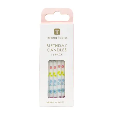 Talking Tables Birthday Candles Pastel Floral