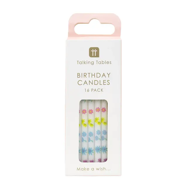 Geburtstagskerzen Pastel Floral