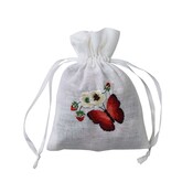 Powell Craft Scented Sachet Butterfly red