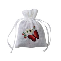 Powell Craft Scented Sachet Butterfly red