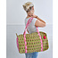 Canvas Duffle Bag green/pink