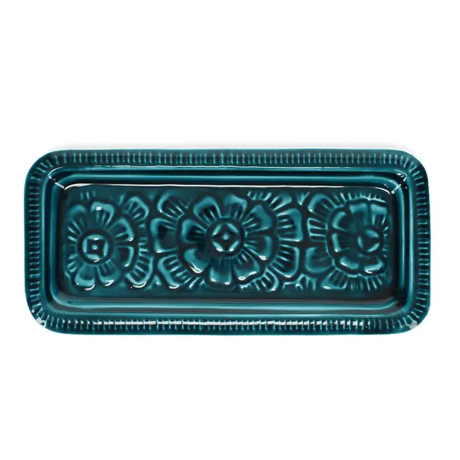 Trinket Tray Enamel blue