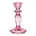 Talking Tables Candleholder Glass Boho pink