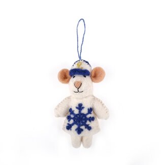 Sjaal met Verhaal Felt Hanger Nautisch Kapitein