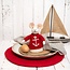 Felt Decoration Muis Nautisch Schipper