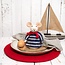 Sjaal met Verhaal Felt Decoration Muis Nautisch Matroos