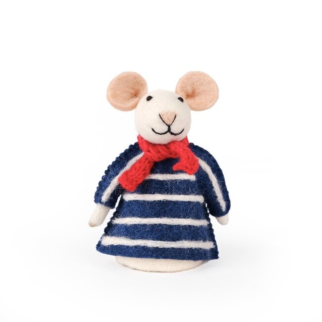 Felt Decoration Muis Nautisch Matroos