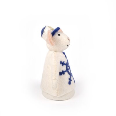 Sjaal met Verhaal Felt Decoration Muis Nautisch Kapitein