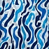 M&K Collection Scarf Swirl Waves blue