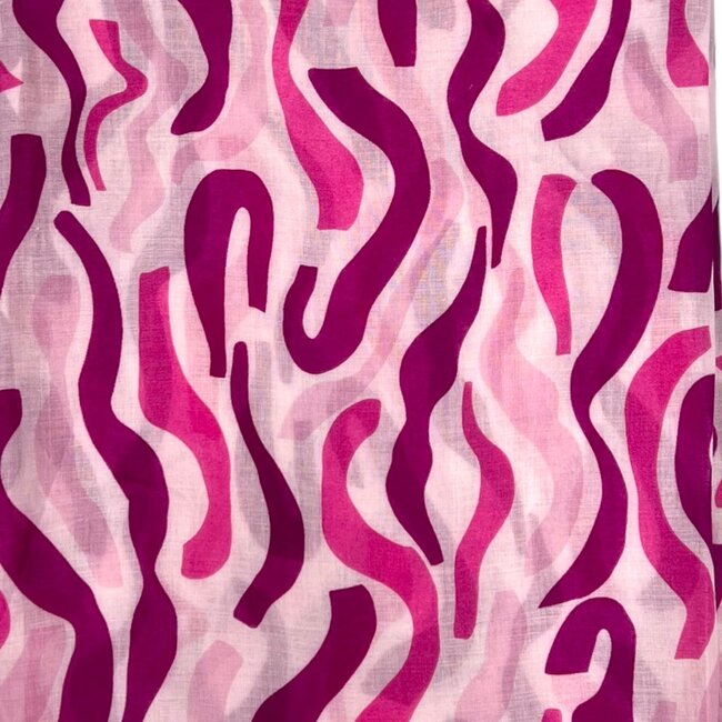 Scarf Swirl Waves pink