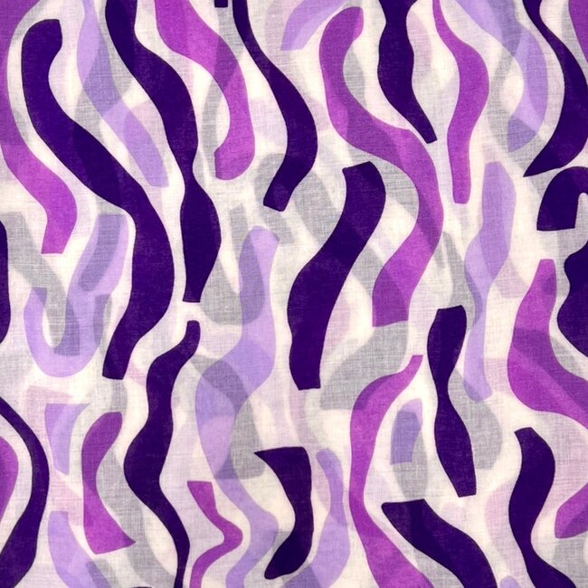 Scarf Swirl Waves purple