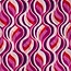 Schal Retro Swirl Tassel pink