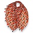 Schal Retro Swirl Tassel orange