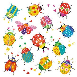Paperproducts Design Papierservietten Bug Party