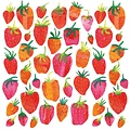 Paperproducts Design Paper Napkins Strawberry Collage