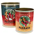 Rex London Storage Tins Passata Large Set of 2