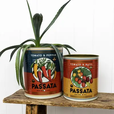 Rex London Storage Tins Passata Large Set of 2