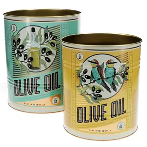 Rex London Storage Tins Olive Oil Large Set of 2