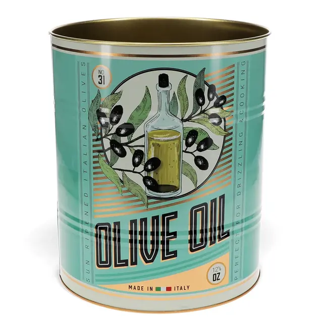 Storage Tins Olive Oil Large Set of 2