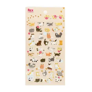 Rex London 3D Puffy Stickers Cats