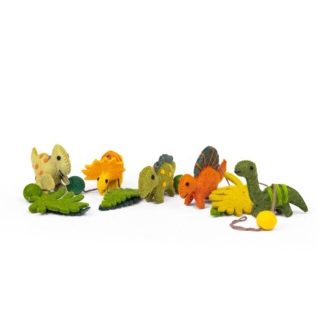 Felt Garland Dino