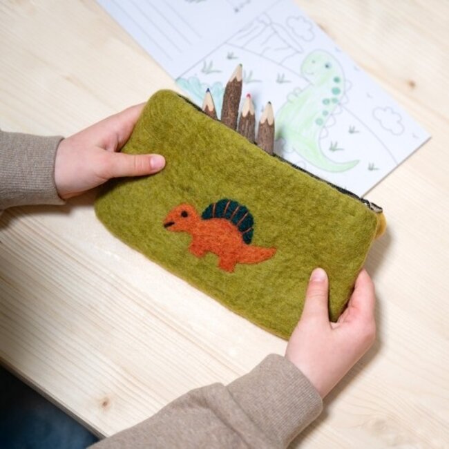 Felt Wallet Dino Spinosaurus