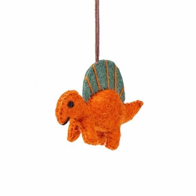 Sjaal met Verhaal Felt Hanger Dino assorti